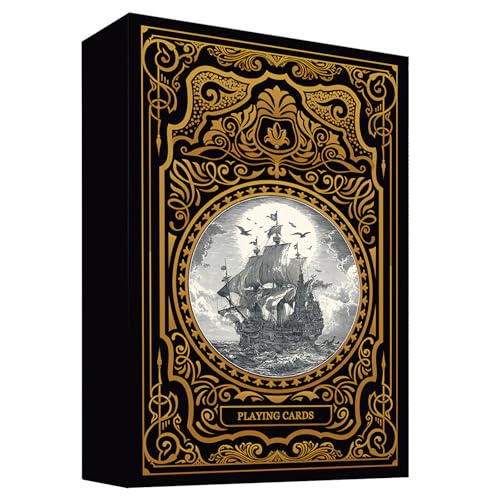Cartas de Póker con diseño temático de piratas