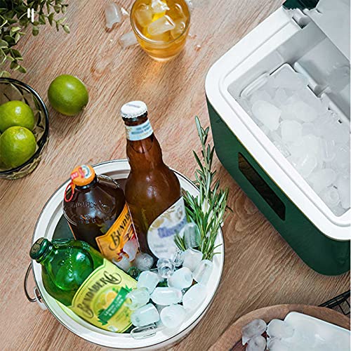 Máquina portátil para hacer hielo de encimera pequeña miniatura 2