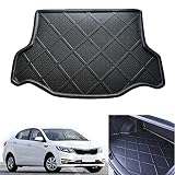 Car Boot Pad Liner Cargo Mat Tray Trunk Floor Cargo Liner for Kia Rio K2 Sedan 2011 2012 2013 2014 2
