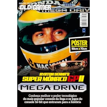 Capa do livro Superpôster OLD!Gamer - Mega Drive - Ayrton Senna Super Monaco GP II