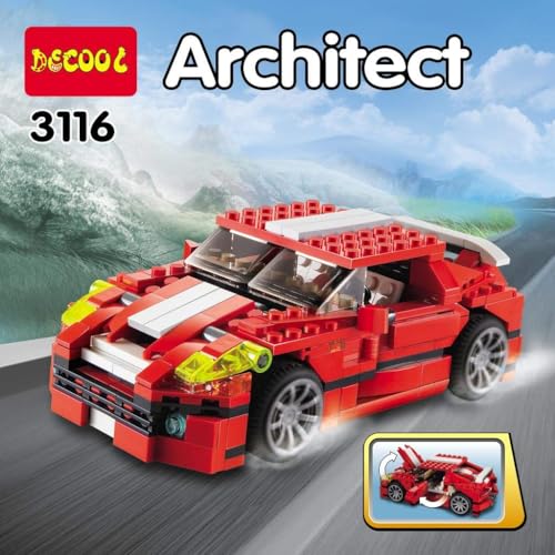 Image of Roaring Power 3-in-1 Dinosaur T. Rex Building Blocks Set | Creator Sports Car & Seaplane Toy | STEM Construction Kit for Kids 6+ | Build & Rebuild Dinosaur Figures |