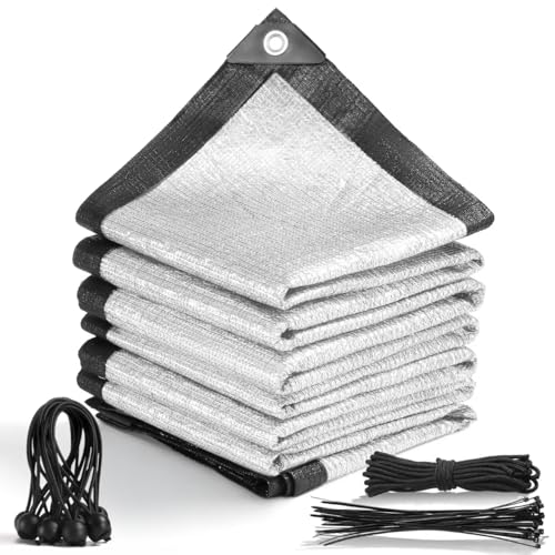 99% 10x12 FT Aluminet Shade Cloth with Grommets...