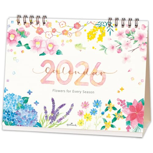 ホールマーク 2026年 カレンダー 卓上 花とすごす季節 845520