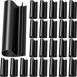 Nuanchu Cover Clip for Pool Securing Winter Cover Clip Above Ground Cover Clips(Black,32 Pieces)