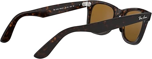 Miniatura 8 de Ray-Ban RB2140 Original Wayfarer Gafas de sol cuadradas polarizadas, Negro, tortuga tortuga/marrón polarizado,Negro, verde
