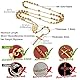 FaithHeart Katholischer Rosenkranz Gold Kreuz Kette Damen Herren Orthodoxes Halskette Benedikt von Nursia Edelstahlkette Gebetskette Katholisch Rosary Necklace Schutz Amulett Schmuck