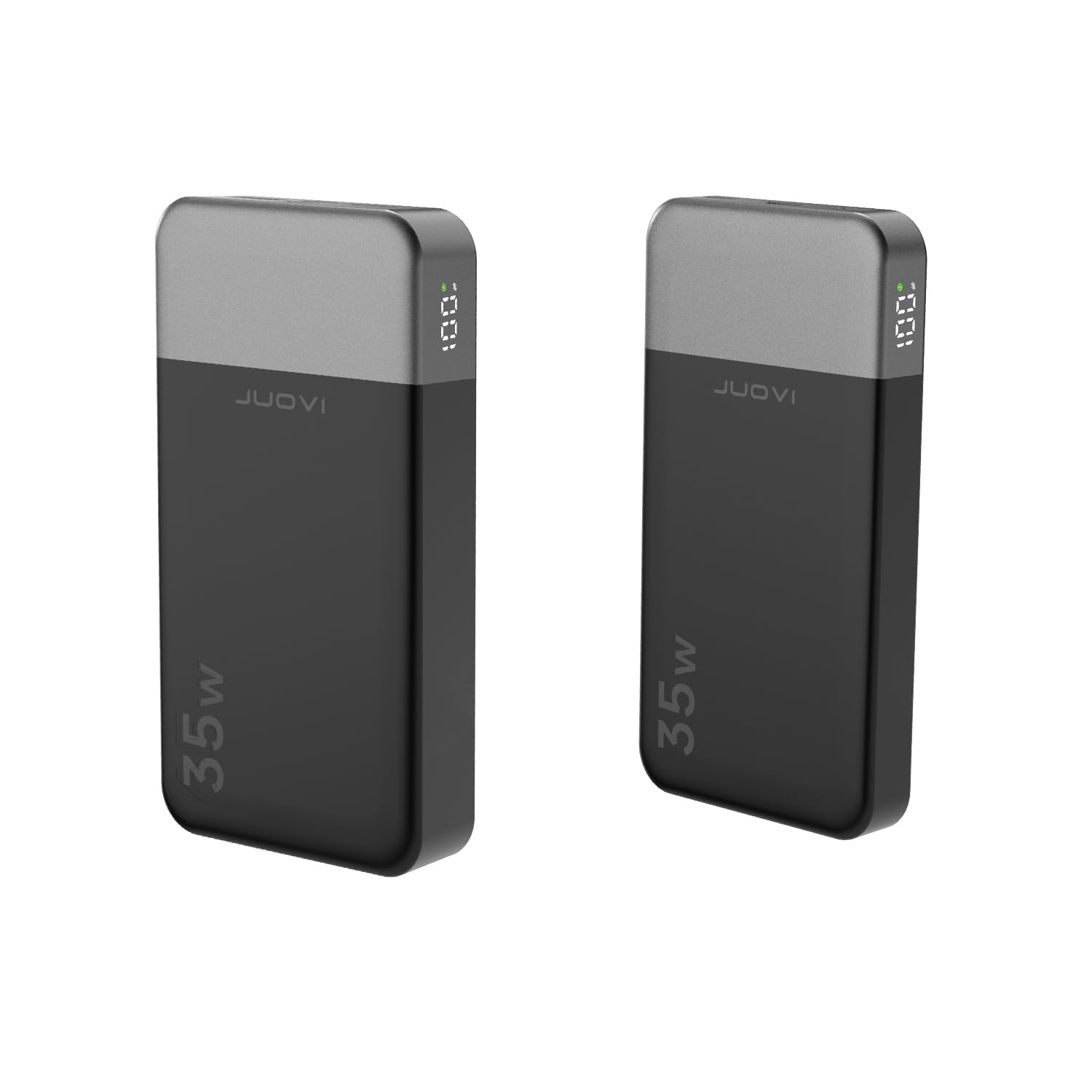 JUOVI 35W 20000mAh Power Bank (Black) and 35W 10000mAh Power Bank (Black)