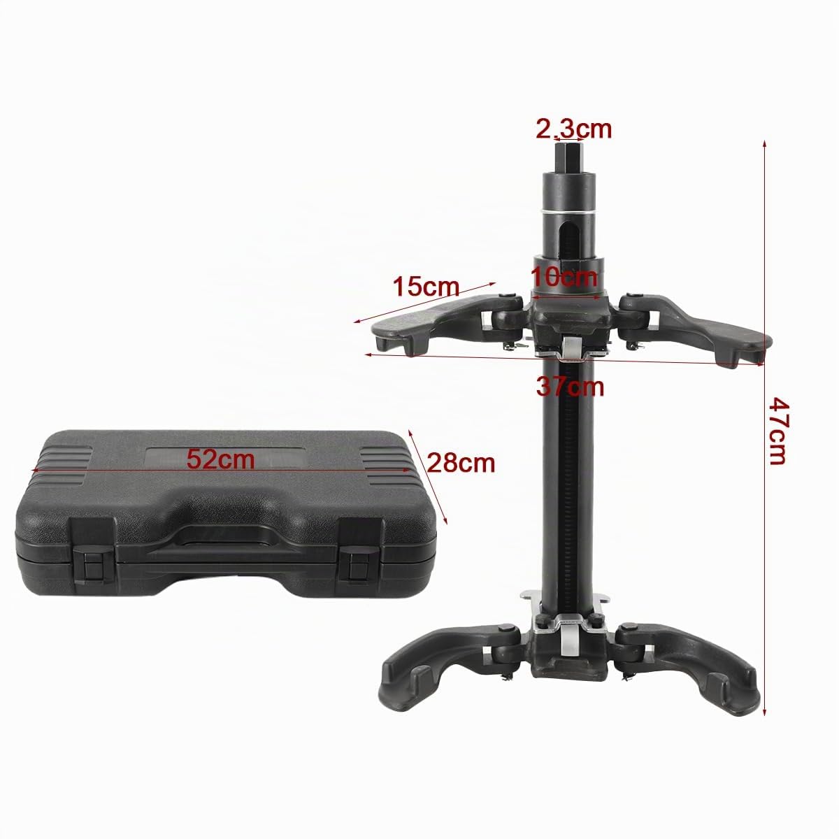 Set di Strumenti per Lo Smontaggio di Molle, Strumento per Compressore a Molla Universale con capacità 2300kg, Perfetto per Moto, Auto e SUV, Facile da Usare e Portatile