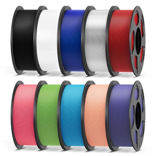 ANYCUBIC PLA 3D Printer Filament 1.75mm, 10KG Multicolor Combination