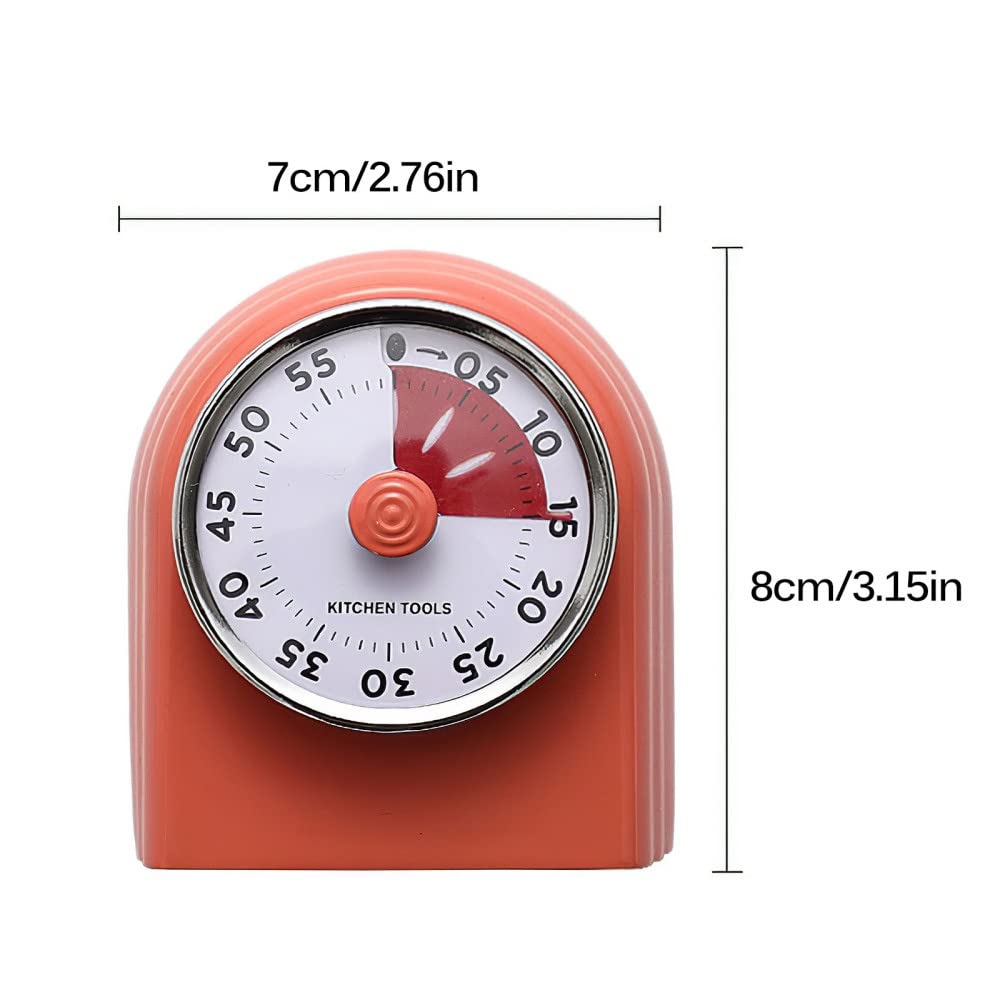 Kuchenny magnetyczny cyfrowy timer ręczny odliczanie minutnik kuchenny odliczanie budzik mechaniczny zegar gotowanie licznik alarmu (szary)