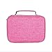 Estuche portátil de gran capacidad para 72 lápices de múltiples capas, bolsa para colorear, organizador para la escuela, oficina, adolescentes y niñas (lápices no incluidos), color rosa