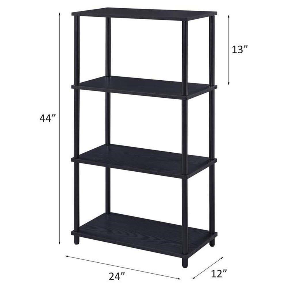 Amazon.com: Acme Nypho 4 Wooden Shelves Rectangular Bookshelf with