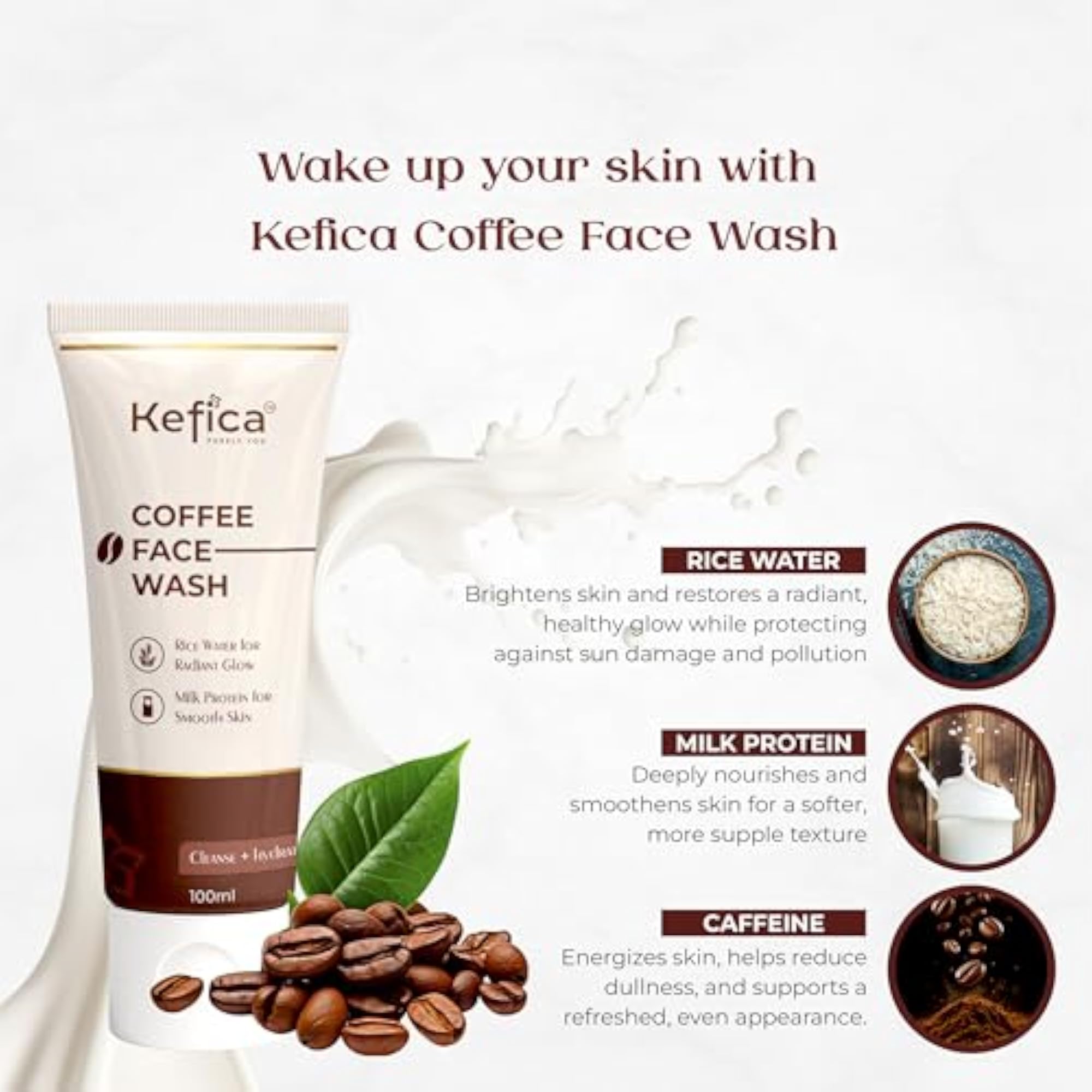 Skin & Hair Care Combo with Coffee Face Wash