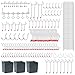 Price comparison product image SHEENO 230Pcs Pegboard Hooks Assortment, Pegboard Bins, Peg Locks,for Organizing Storage System Tools Accessories