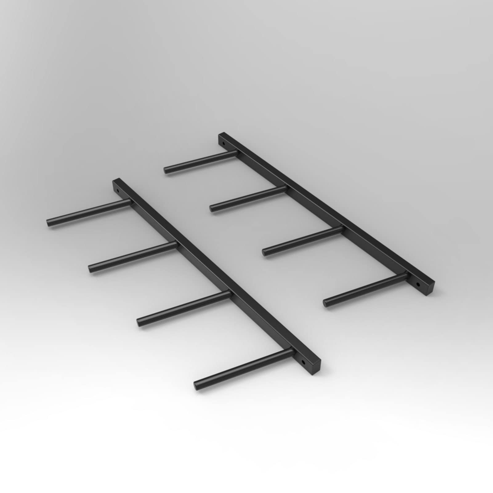DYK&NX Support Mural pour Skis Mixte, 4 de Rangement pour Skis pour Suspendre des équipements de Garage, de Maison, de Bureau, de Salle de Sport