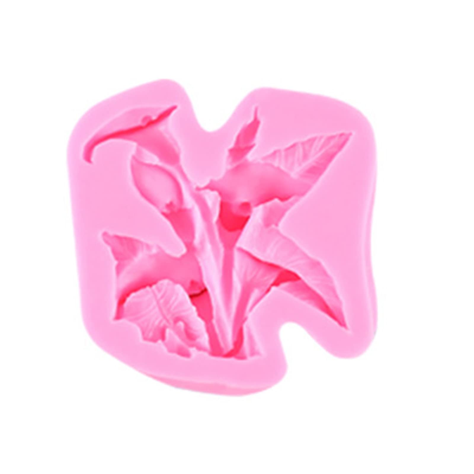 Kalttoy 3D Flowers Shaped Fondant Chocolate Cake-Topper Decorating Tools for Creative Baking Silicone Mold Easy to Clean Dessert Mold for Jello Baking Silicone Tools