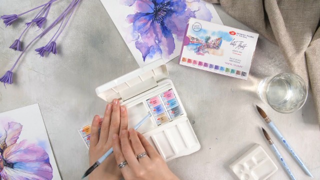 Amazon.com: White Nights Professional Watercolor Set 12 Full Pans