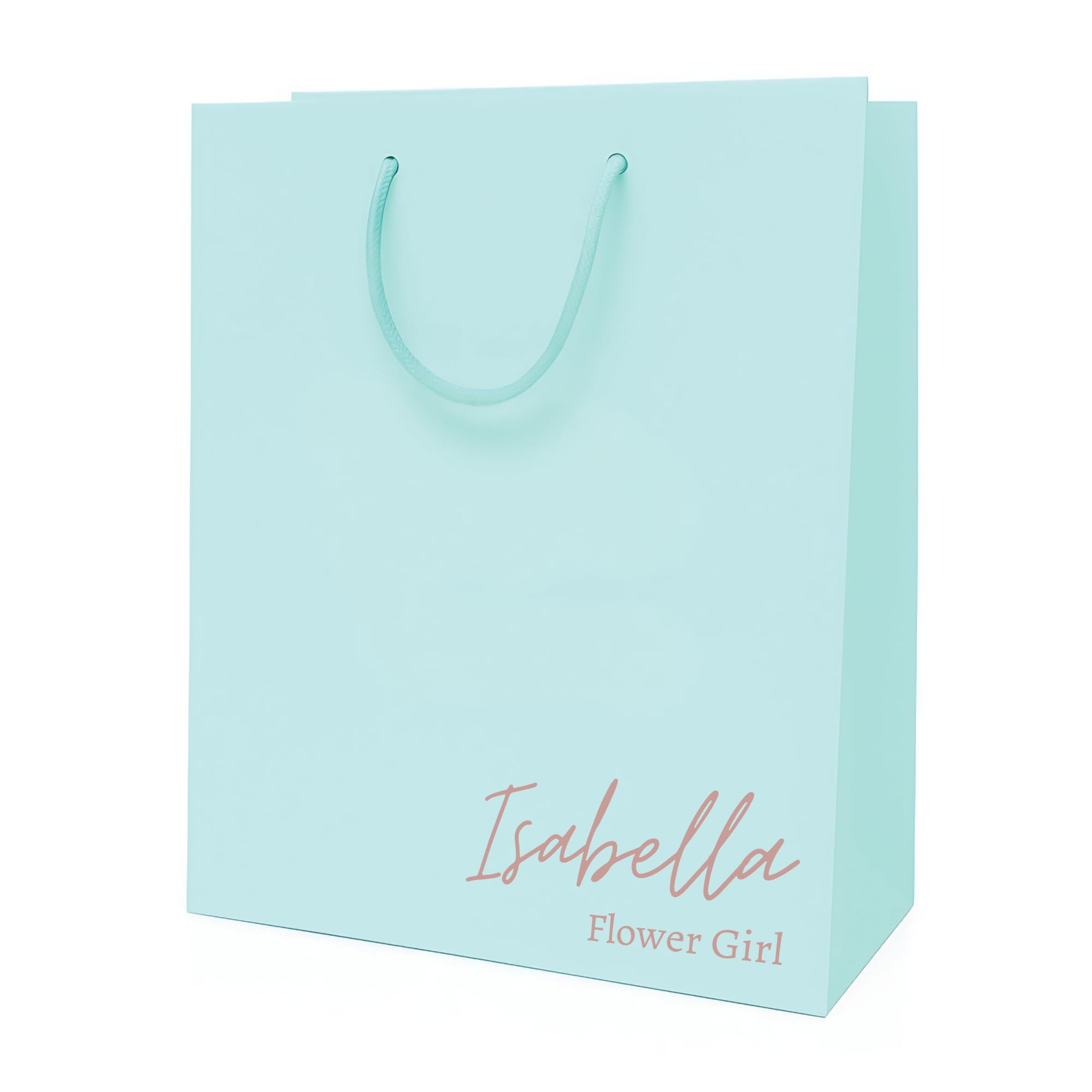 COOKIES AND KOALAS Bridesmaid Gift Bag Decal Light Blue Small 20x24x10cm