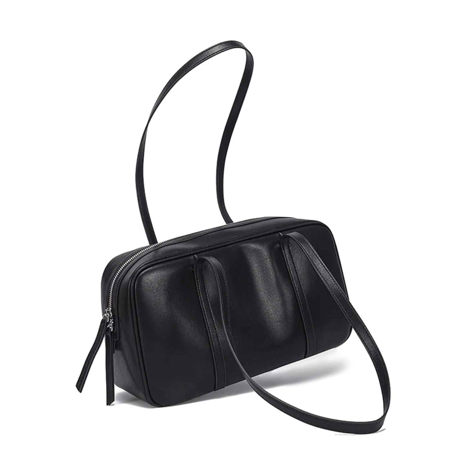 Bolso bandolera Women's Leather Shoulder Bags Ladies Fashion Luxury Handbags Female Retro Commute Cowhide Handbag