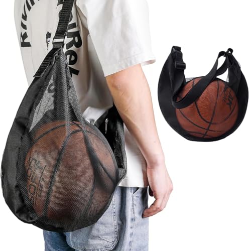 Sac à Dos de Basketball, Poche Filet, Accessoires de Basketball, sac à dos, sac de basket-ball, poche filet avec mousqueton, poche filet pour football