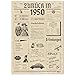 FestySpark Geschenke zum 76 Geburtstag Frau - Schöne Geburtstagskarte 76 Frau und Mann - Geburtstagsgeschenk für Männer 76 - Geburtstagsdekoration 76 Geburtstag Männer und Frauen - Karte 1950