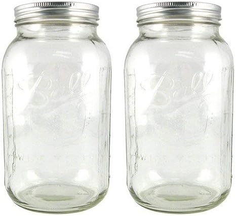 Ball Half-Gallon Jars, Wide Mouth, Set of 2