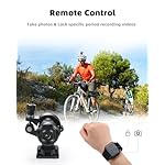 KONSIVY 2K Helmet Camera for Motorcycle with 2.4G Remote Control,Dual Lens Bike Cameras with App Control,Motorcycle Helmet Recorder Front and Rear,Cycling Dash Cam with 32G TF Card Loop Recording