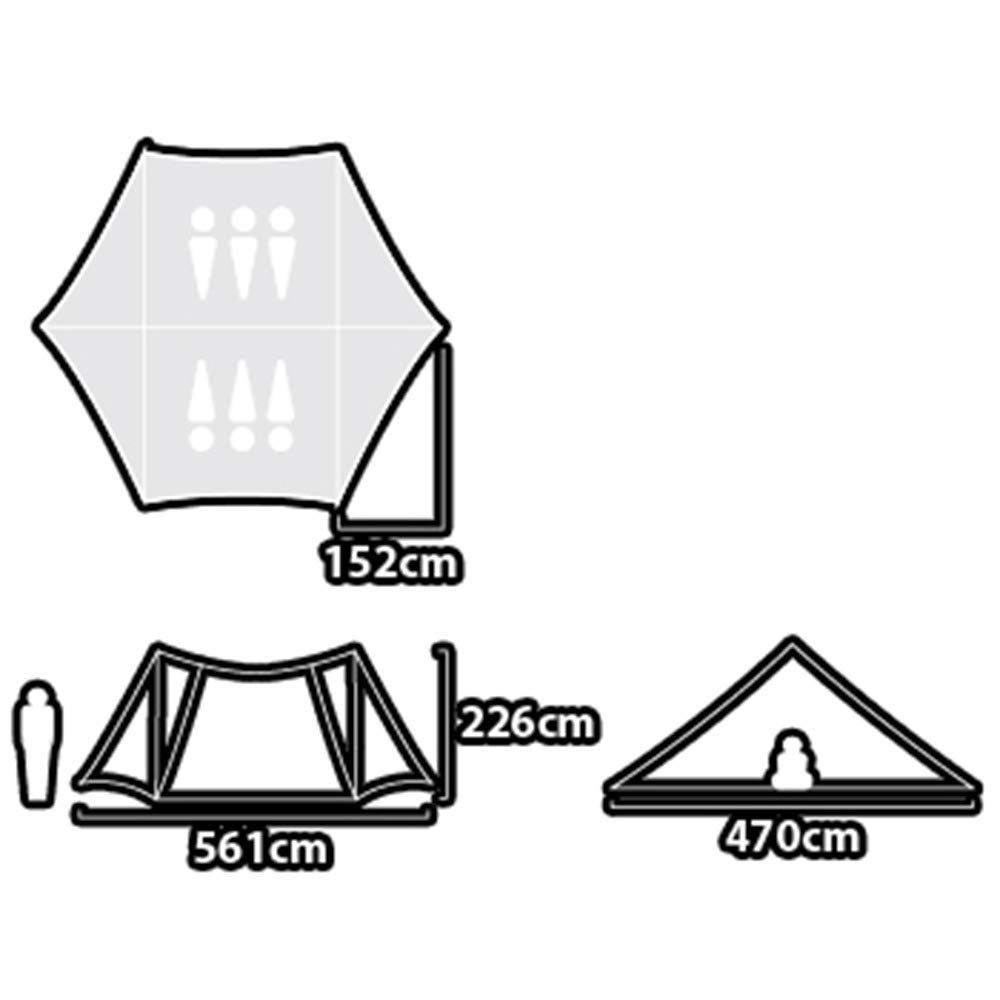 Amazon | (ニーモ)NEMO [FO] ヘキサライト 6P キャニオン | NEMO