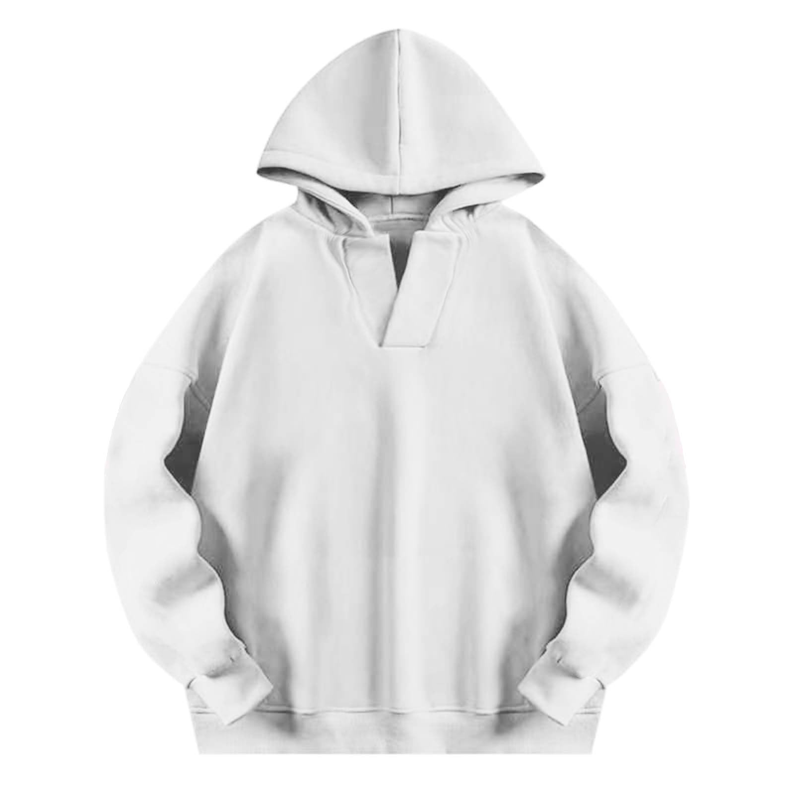 Lastesso Trendiger Langarm-Kapuzenpullover für Damen im Herbststil 2024, übergroßer Komfort-Pullover, adrette Kleidung