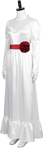 Miniatura 2 de FOGHORN Annabelle Comes Home Disfraz de Annabelle 3 cosplay largo vestido blanco terror fantasma aterrador juego de rol