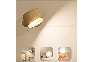 Stunning Rechargeable Wall Sconces by Koopala: Illuminate Your Space with 360° Magnetic Elegance