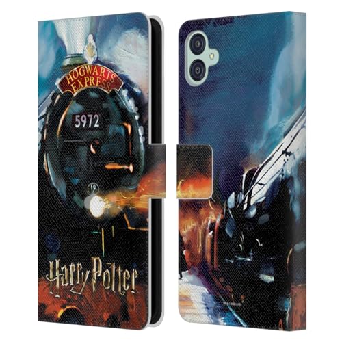 Head Case Designs sous Licence Officielle Harry Potter Hogwarts Express Prisoner of Azkaban II Étui Portefeuille en Cuir Compatible avec Samsung Galaxy M04 5G...