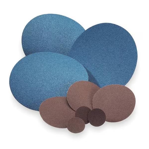5" Dia 36 grit PSA AO Cloth Sanding Disc, Mfr: 66261136589-A