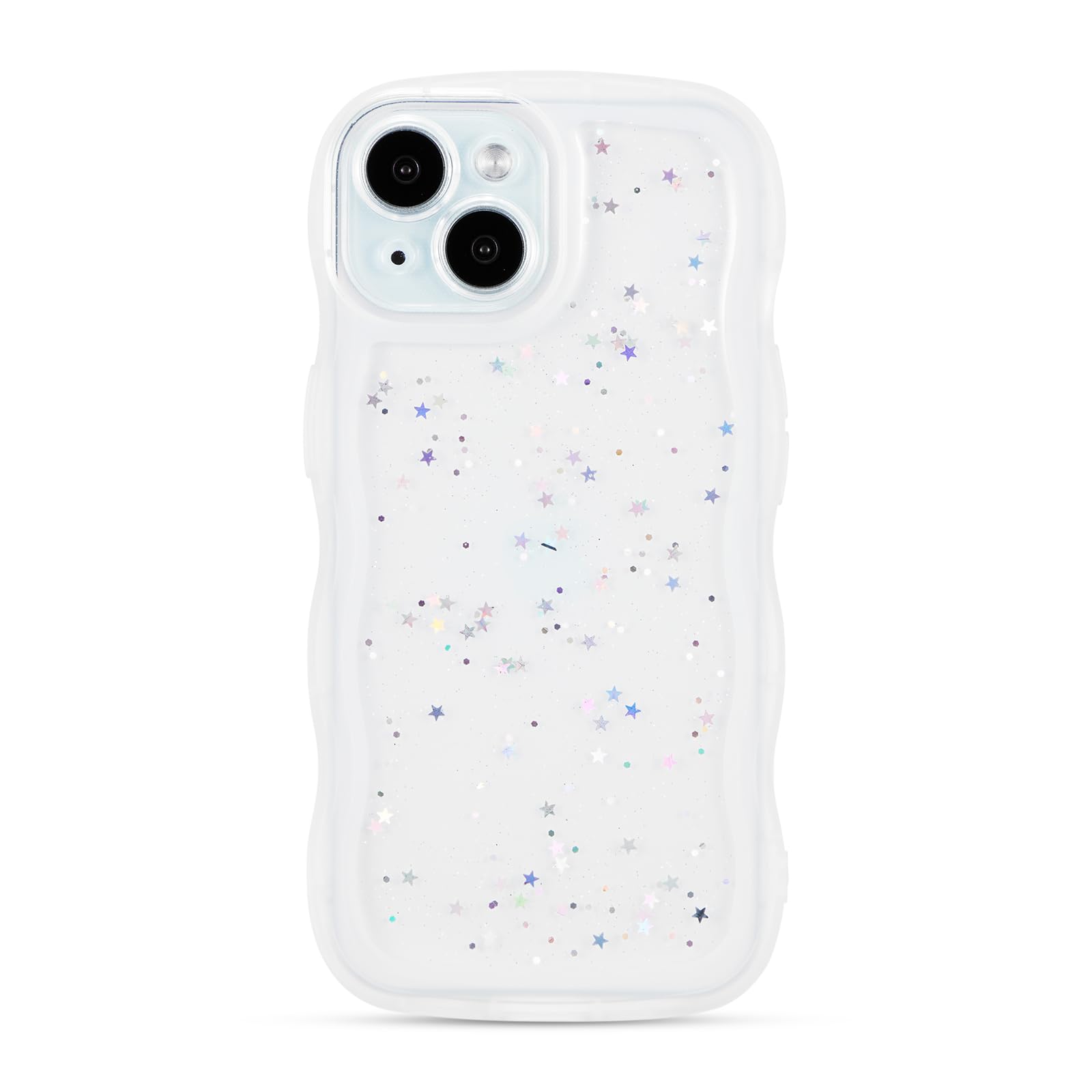 ZTOFERA Glitzer Wellenrahmen Hülle für iPhone