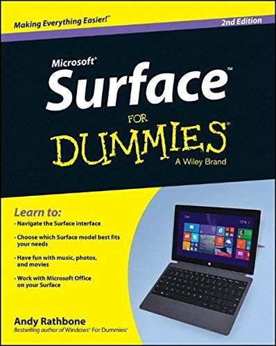 Surface For Dummies (For Dummies (Computer/Tech)) 2nd edition by Rathbone, Andy (2014) Paperback
