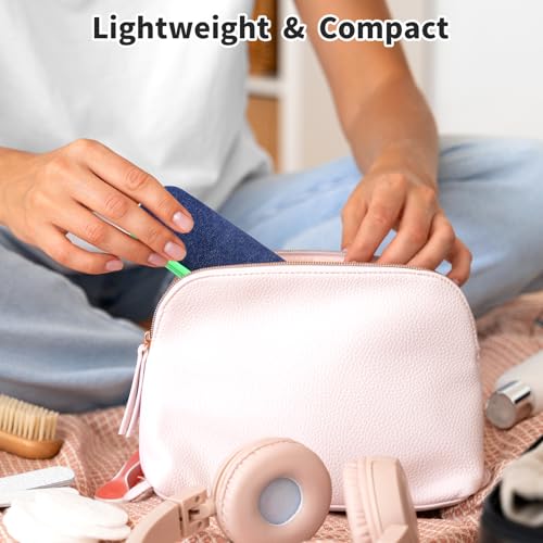 Image of 3 PCS Denim Glasses Case,Zipper Eye Glass Case Portable Glasses Storage Box, Travel Glass Cases with Hook Clasp, Sunglass Kazoo Storage Box Harmonica Cases for Men Women Students
