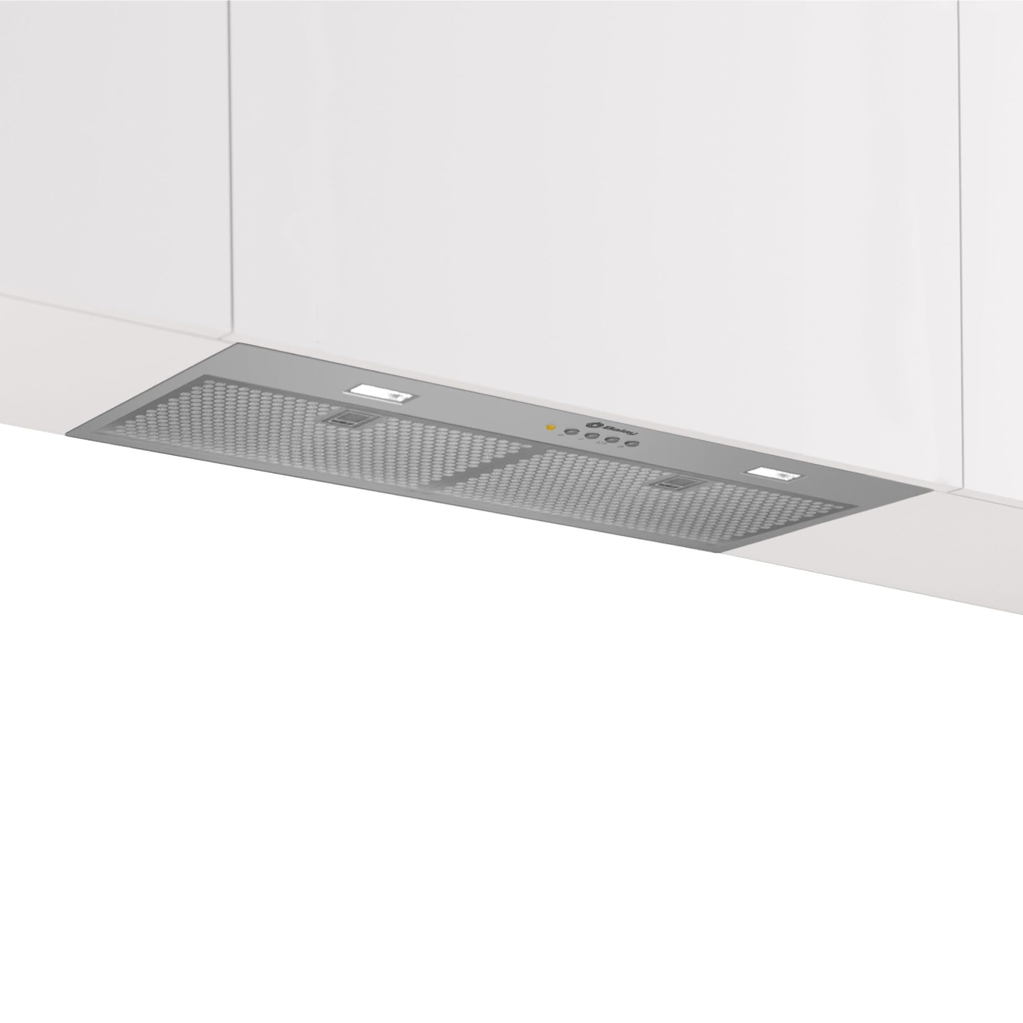 Balay - Módulo de integración, Iluminación LED, 3 velocidades + función intensiva, Filtros de acero lavables, acero inoxidable, 3BF377EX