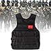 NDNCZDHC Weighted Vest, Adjustable Running Vest Portable Weighted Clothes for Workout, Strength Training, Running, Fitness (Black)