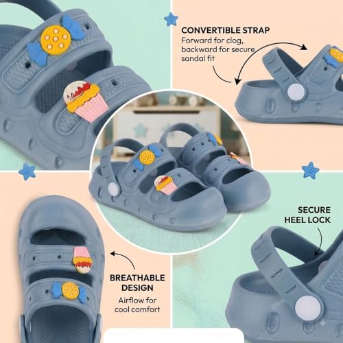 Image of SMARTOTS Kids Sandals for Boys & Girls, Lightweight Comfortable Casual Sandal Slippers for Daily Use, Home, Outdoor Play and Rainy Season