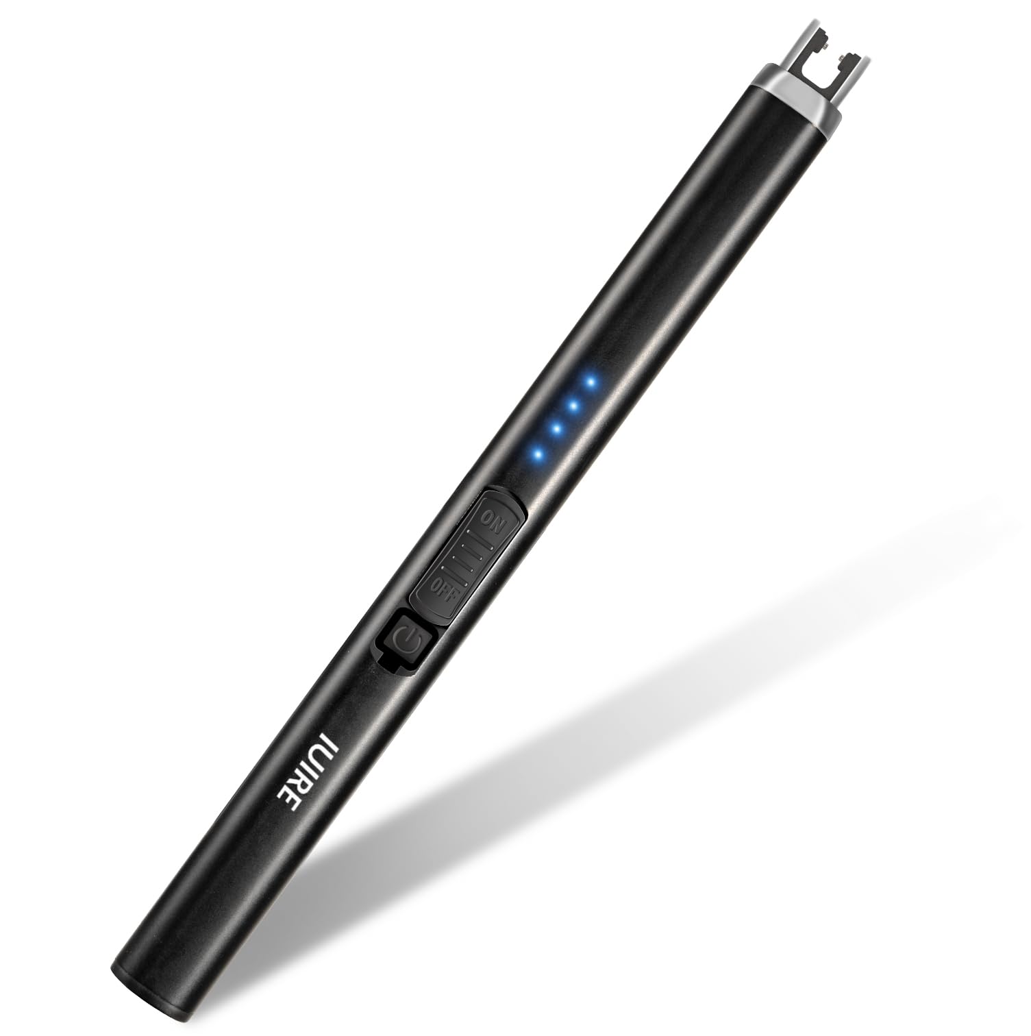 Candle Lighters Electronic Arc Windproof Flameless USB Rechargeable Lighter (1 Pack - Black)