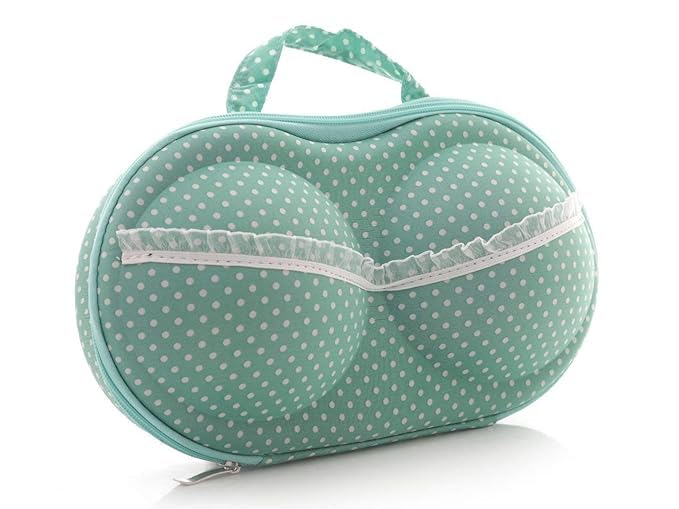 Homemind Portable travel necessaries bra bag underwear bag organizer bra cover storage box panties socks finishing box (MULTI COLOR)