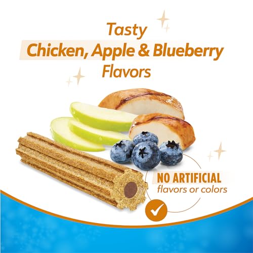 Dentalife Purina Plus Immune Support Chicken, Apple and Blueberry Flavor Large Dog Dental Chews, MP – 19 ct. Pouch Dentalife Purina Plus Immune Support Chicken, Apple and Blueberry Flavor Large Dog Dental Chews, MP – 19 ct. Pouch