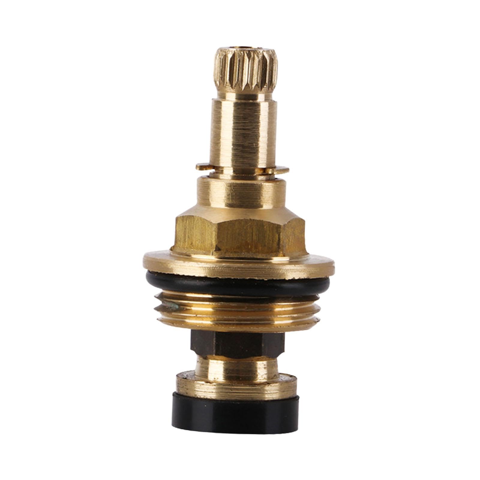 Faucet Tap Valve Spool Hot Cold Water Faucet Spool for Laundry Sink Bathroom