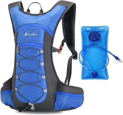 Croogo Mochila de hidratación para correr con vejiga de agua de 2 litros, ligera, Hydro Water Pack Ciclismo para hombres y mujeres, Rojo-OT05