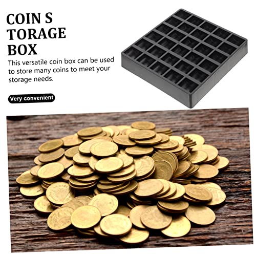Caja plástica organizadora para monedas 2 piezas miniatura 3