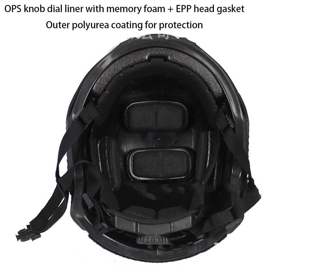 Amazon.co.jp: 3レベルケブラータクティカル保護ヘルメット暴動救助