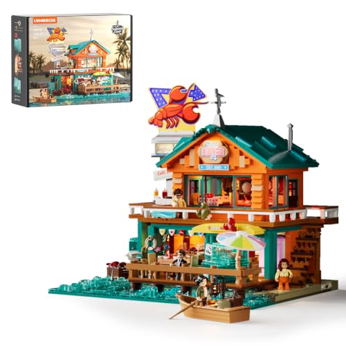Lumibricks Road Trip Series Seafood Restaurant Modular Building Set