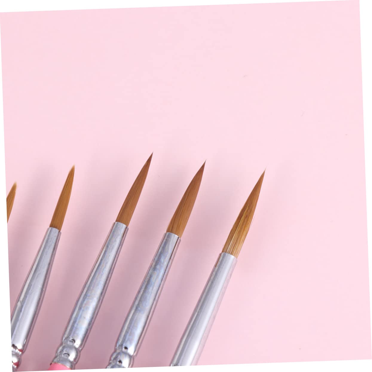 STOBOK 3juegos Pinceles De Pelo De para Pintura Detallada Pinceles para Acuarela y Óleo para Artistas y Estudiantes