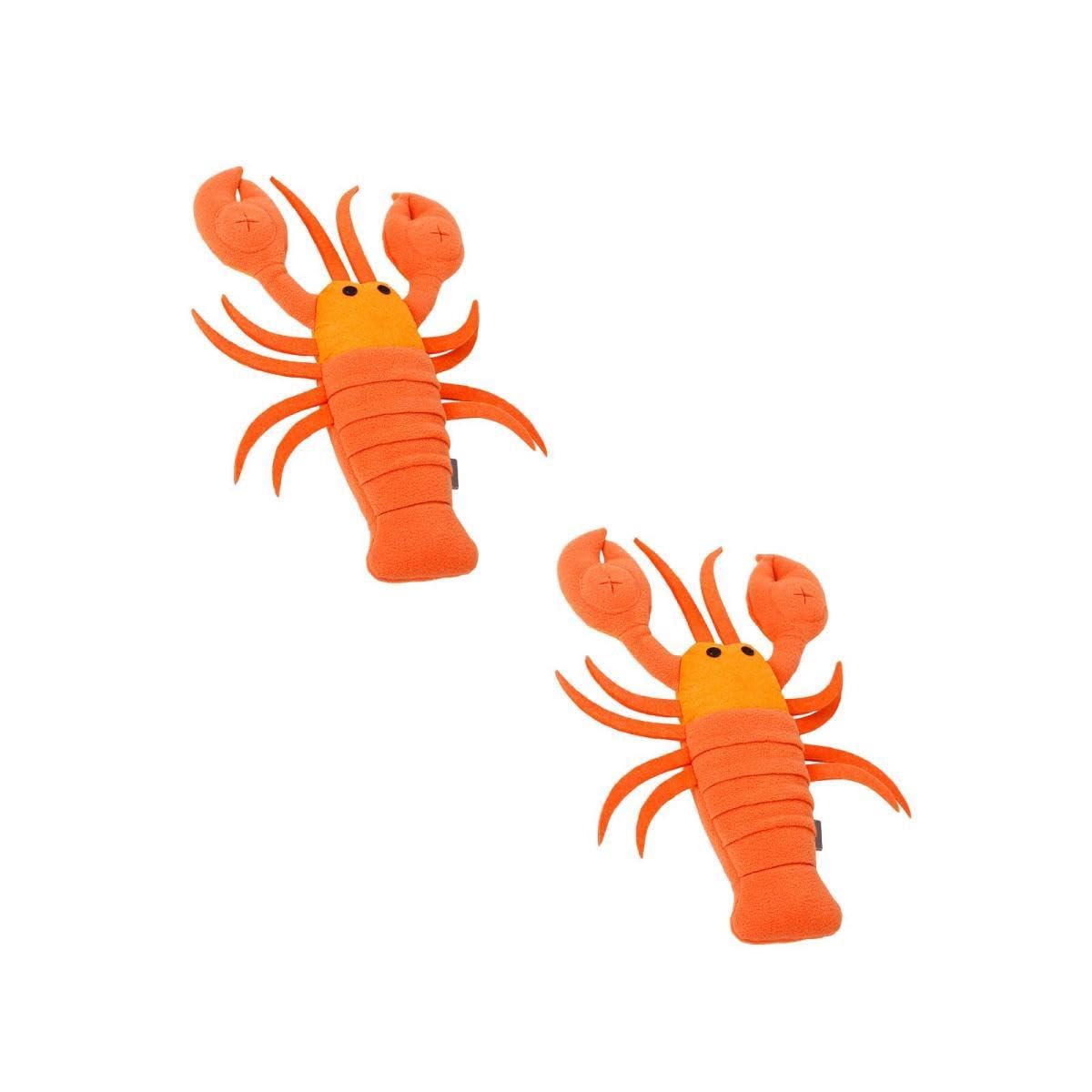 Kisangel 2stücke Pet Dog Molar Toy Cartoon Lobster Kauspielzeug Für Hunde Multifunktionales Futter Und Trainingsspielzeug Zur Langsamen Fütterung Und Stimulation Der Sinne
