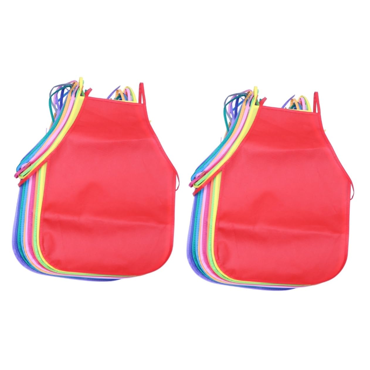 Toyvian 24 Pezzi Overol Para Niño Bambino Vernice Bavaglini Per I Più Piccoli Ragazzi Bavaglini Bambini Chef Grembiule Pittura Grembiule Per Il Bambino Bambini Cosplay Grembiule Bambini
